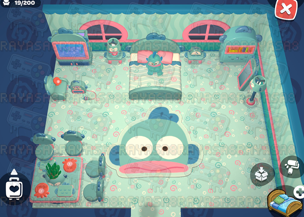 Hangyodon Furniture 🌊 Hello Kitty Island Adventure | Arcade | Nintendo | Steam