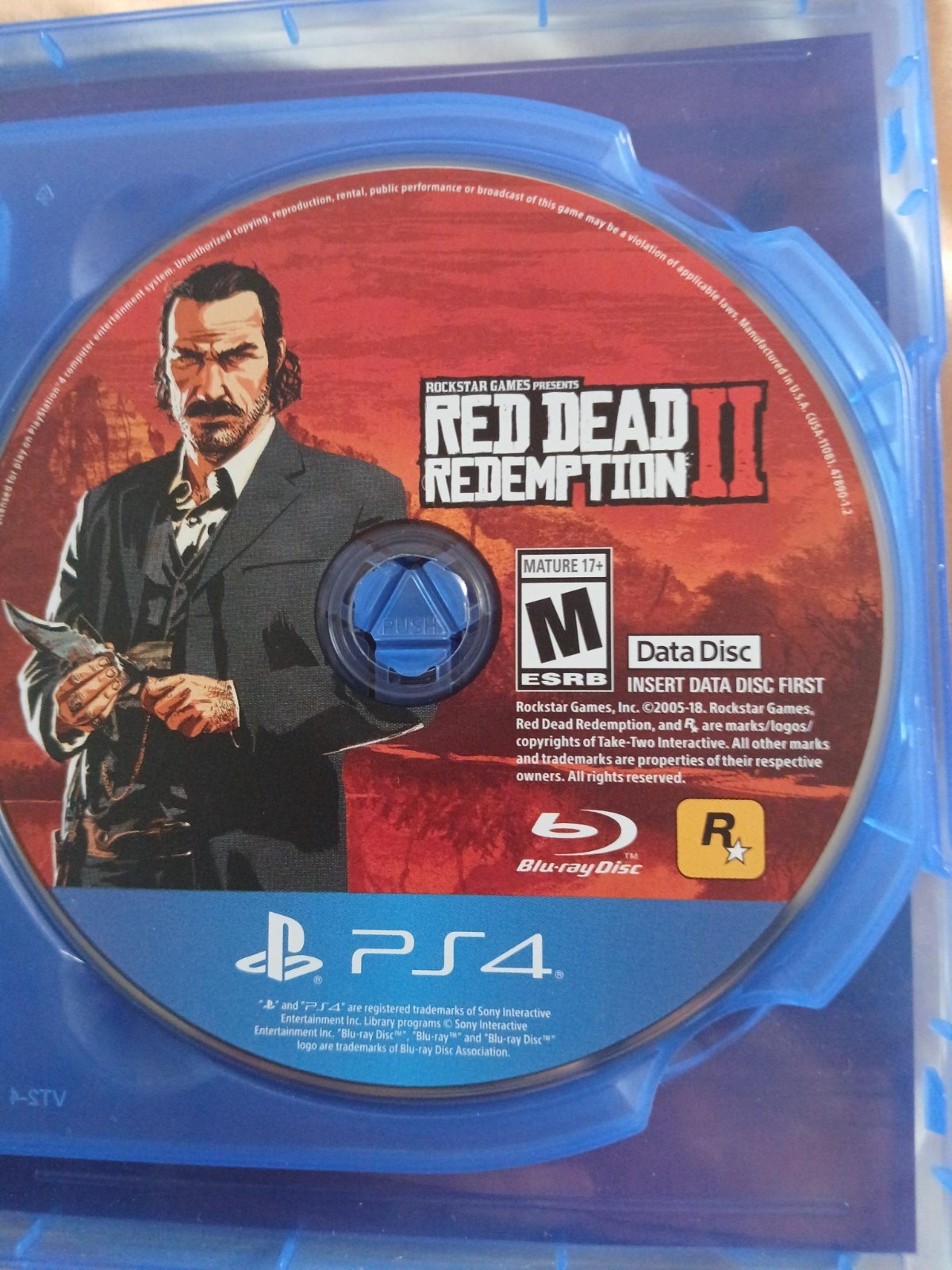Black Used PS4 & Controller, W/ Spiderman and RDR2 (Power/Charger not included)