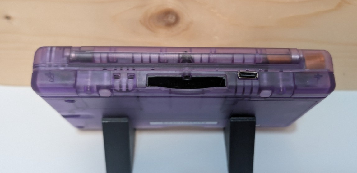 Nintendo DS Lite Atomic Purple Handheld USG-001 W/Charger *Tested* eXtreamRate