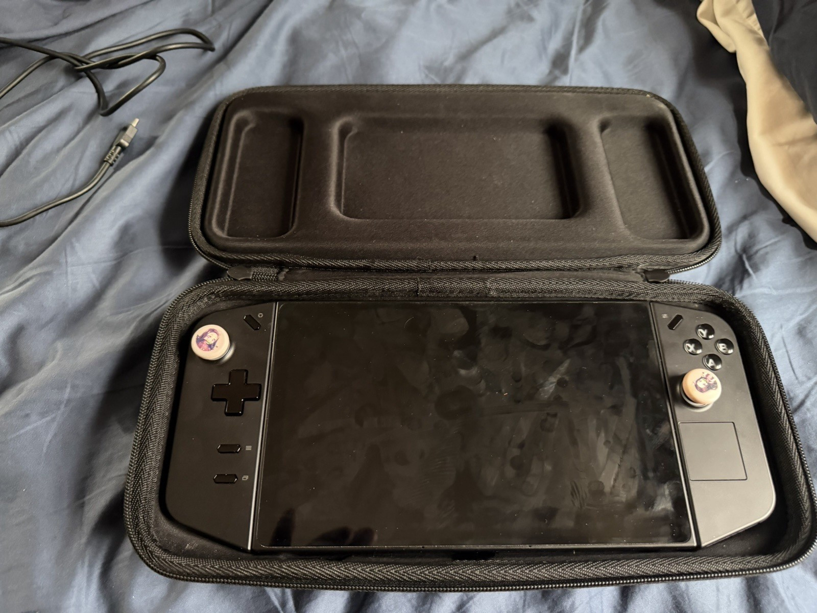 Valve Steam Deck Handheld System Black USB-C Wi-Fi w/ Travel Case & Adapter