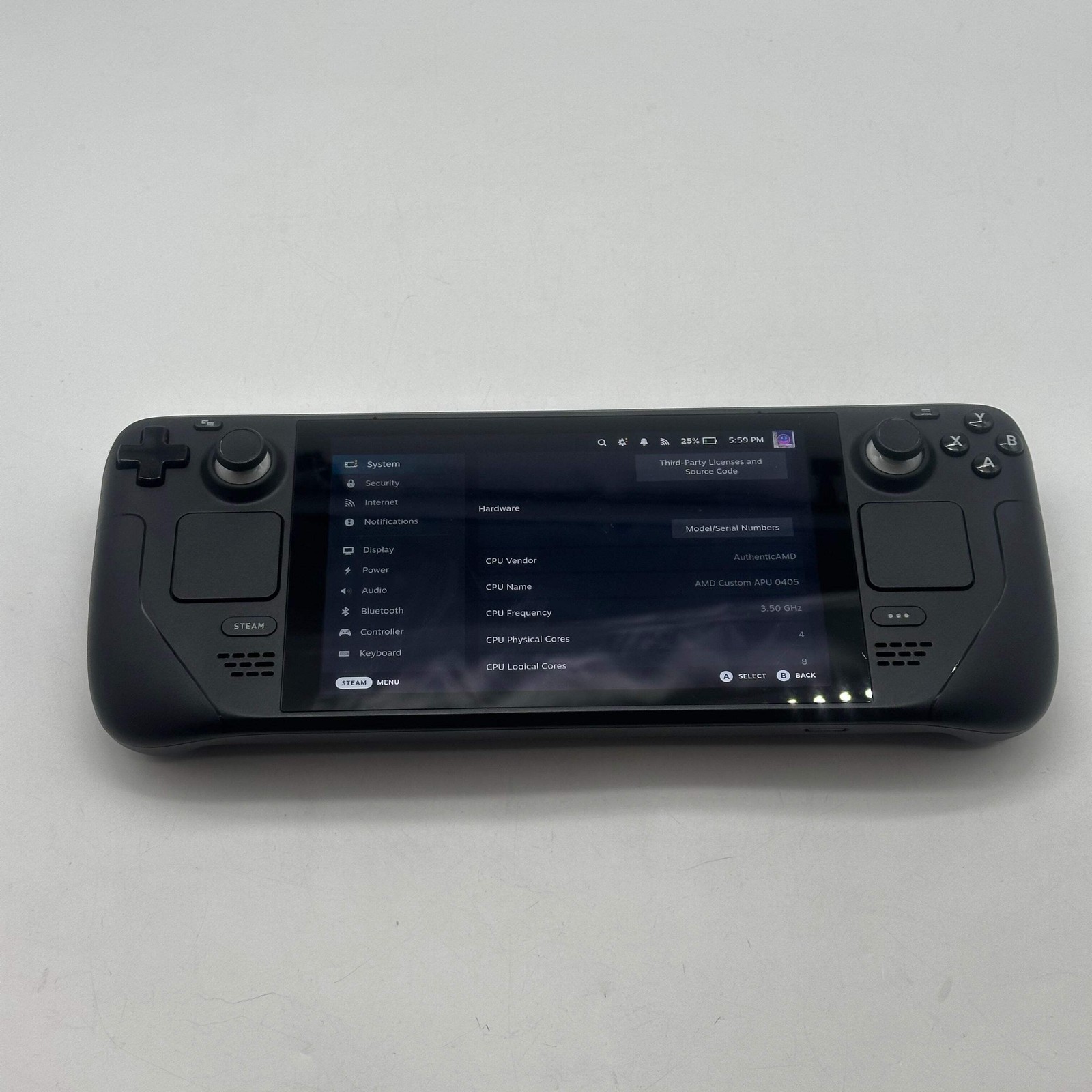 Valve Steam Deck LCD 1010 2023 256GB – Black