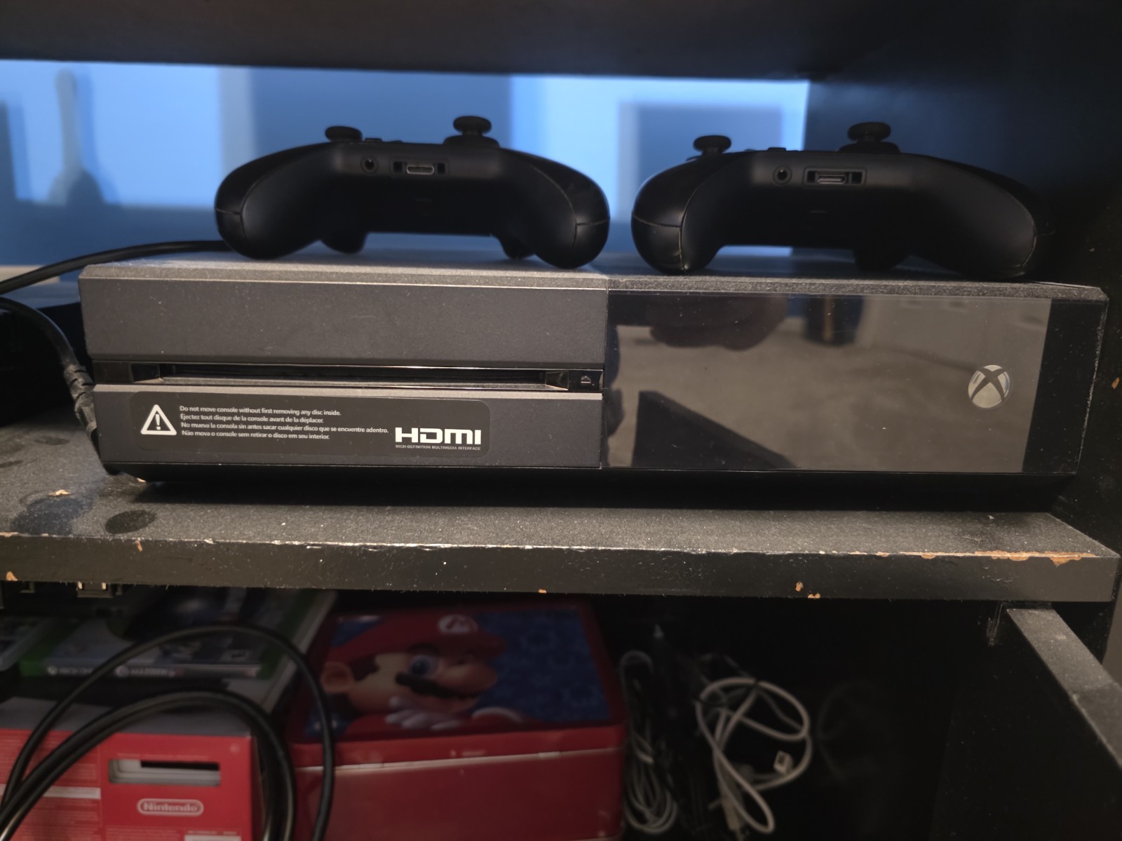 Microsoft Xbox One 500GB Black Console Bundle w/ 2 Controllers, Madden 15