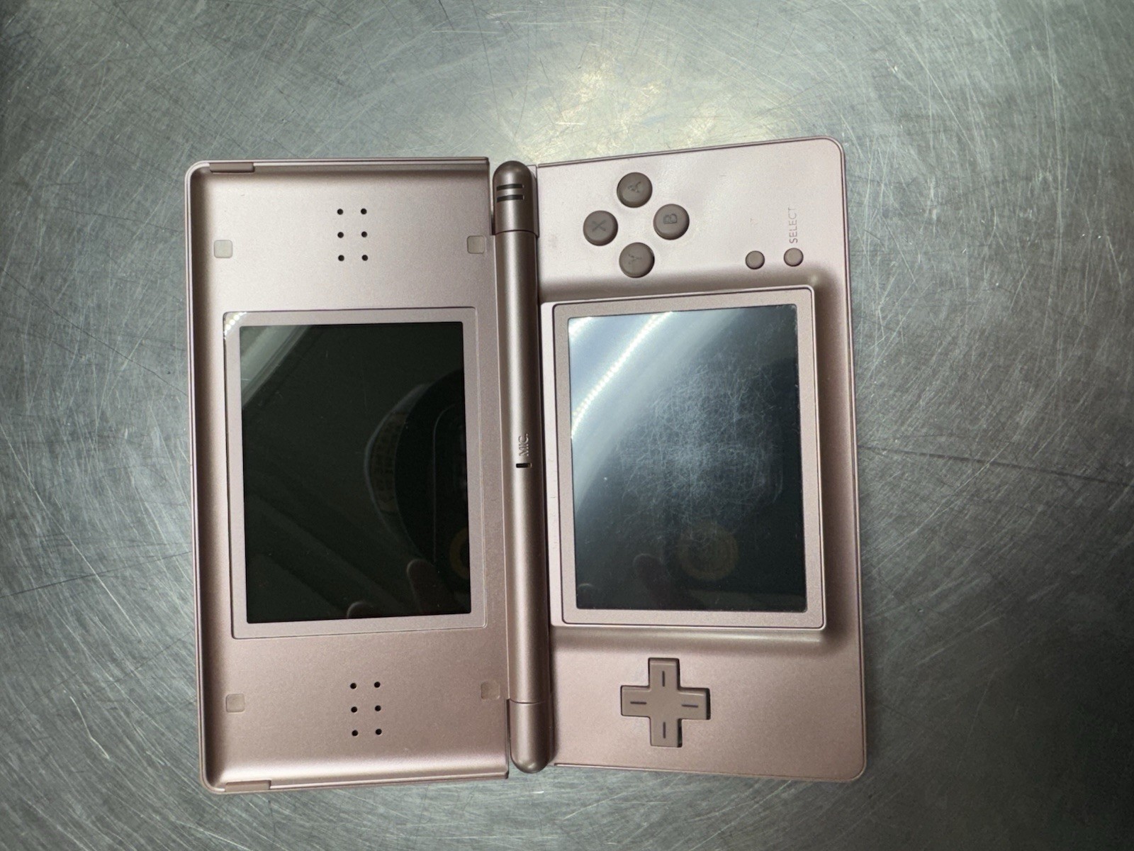 Nintendo DS Lite Metallic Rose Pink Handheld System USG-001 Complete In Box CIB