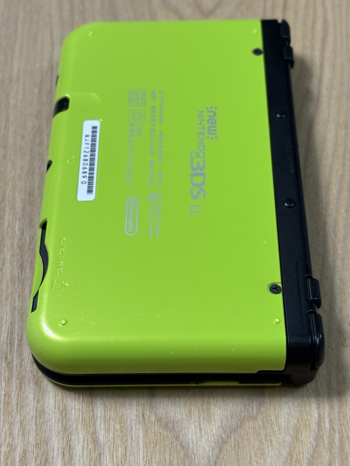 Dual IPS New Nintendo 3DS LL Lime Green Black Console Tested Working