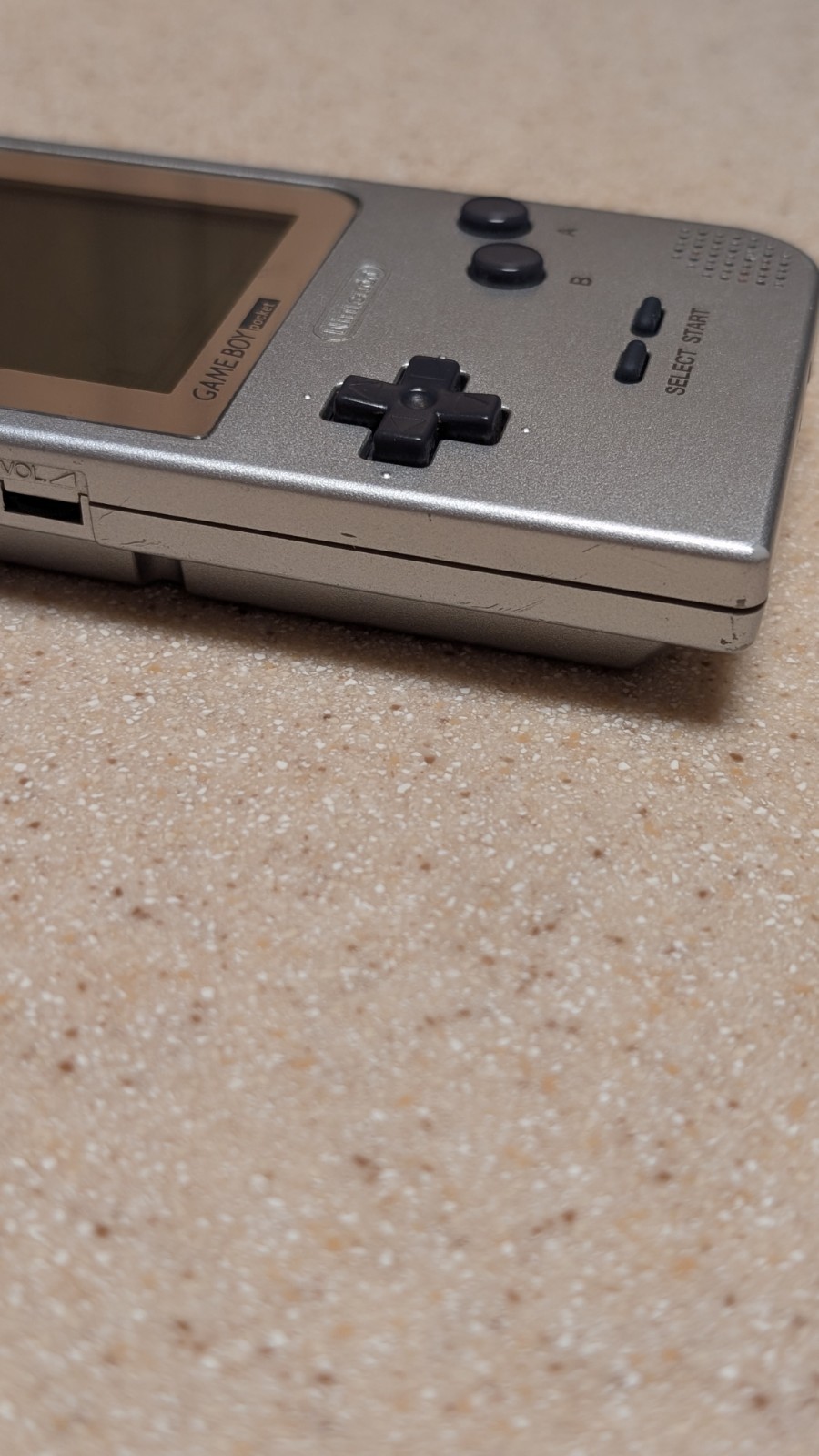 Nintendo Game Boy Pocket Silver Handheld Console System MGB-001 Tested