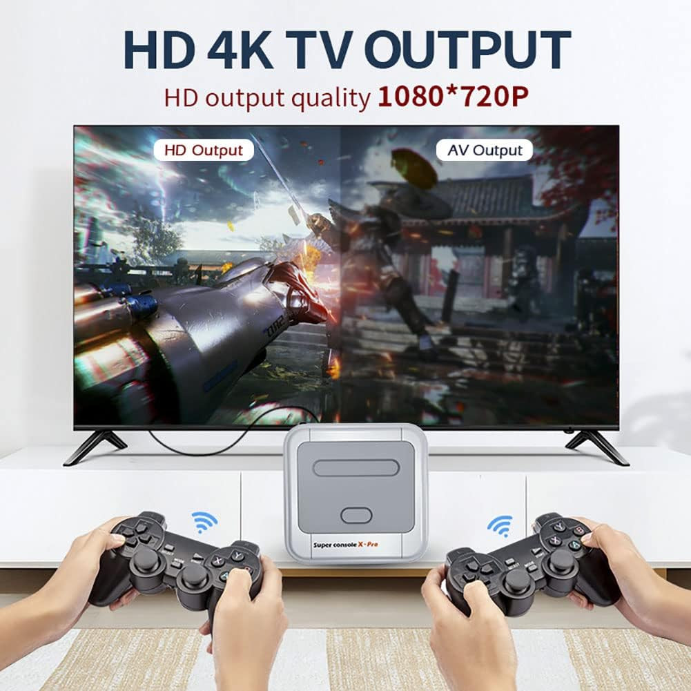 Super Console X Pro,Retro Video Game Console with 37,000+ Games, Emulator Consol