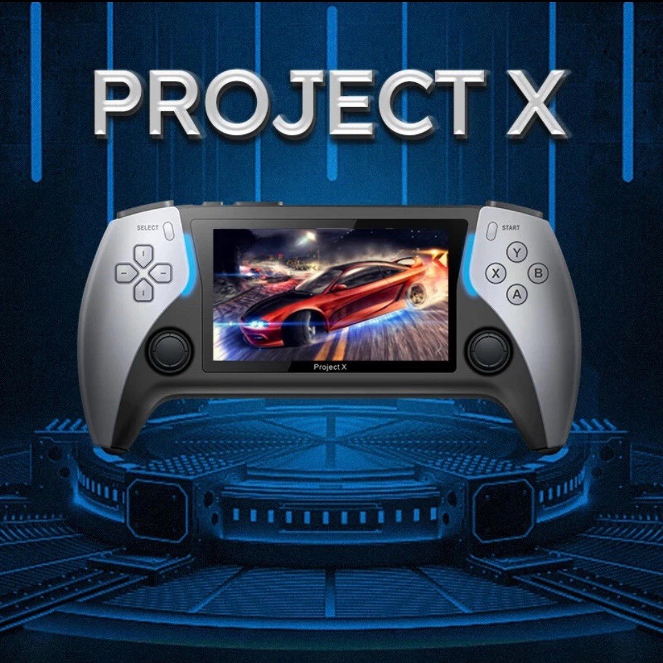 Project X * 4.3 Inch HD * game console * dual controllers * NEW