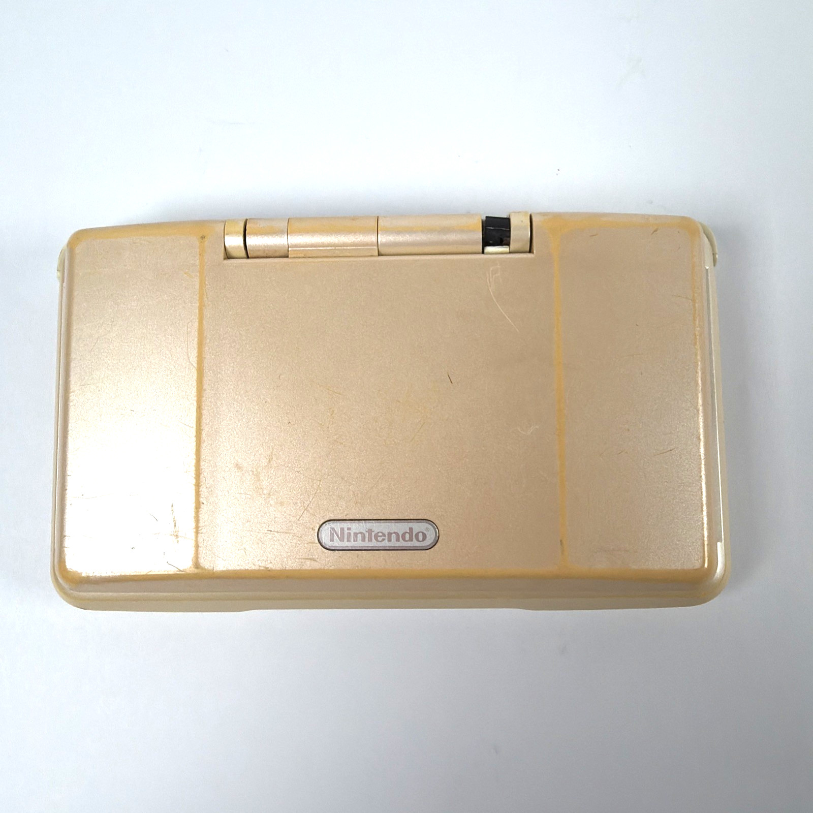 Nintendo DS Original White – Broken Hinge (AS-IS, READ), Incl. Stylus + Charger