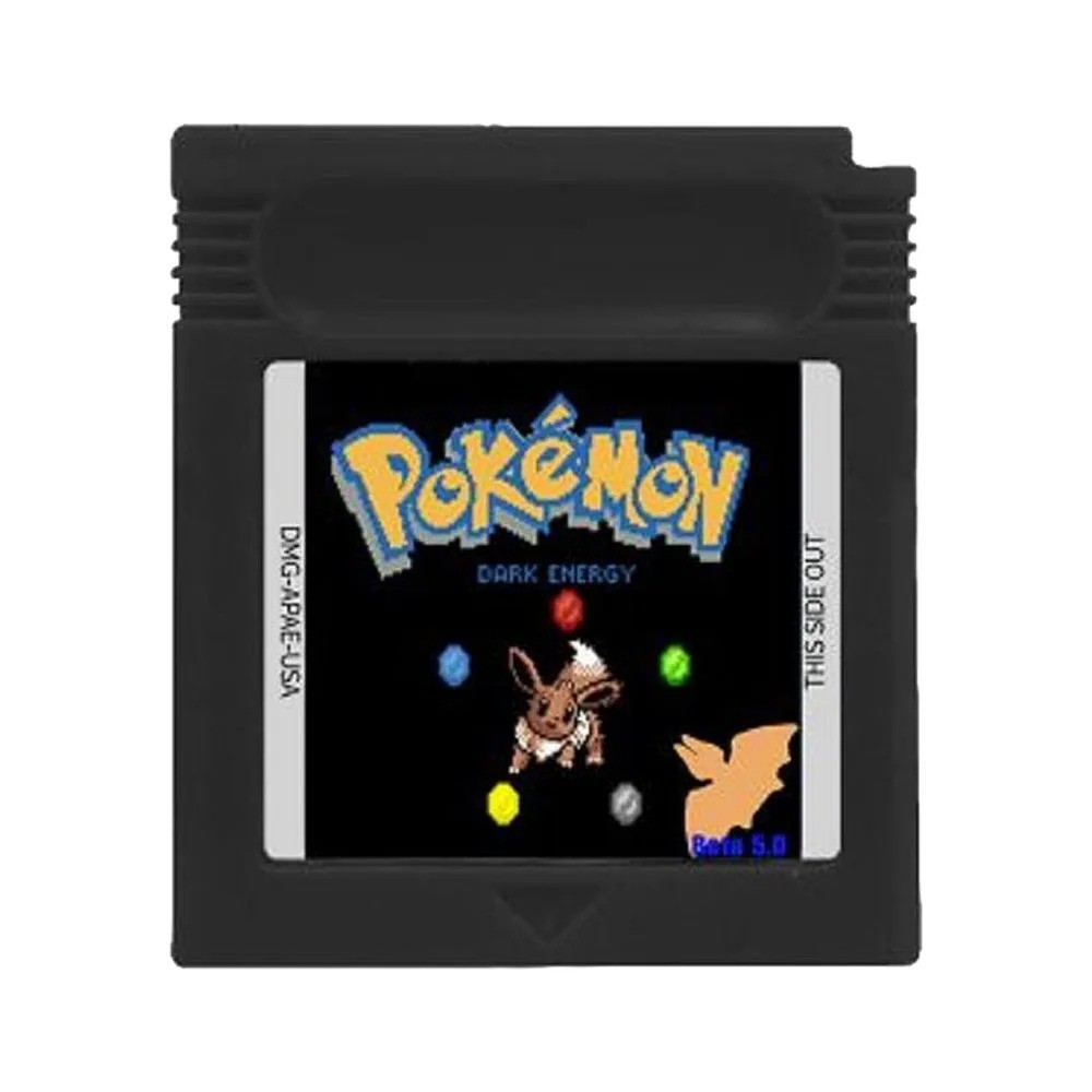 Pokemon Black White 3 Genesis GBC 16 Bit Game Cartridge for GB SP Console