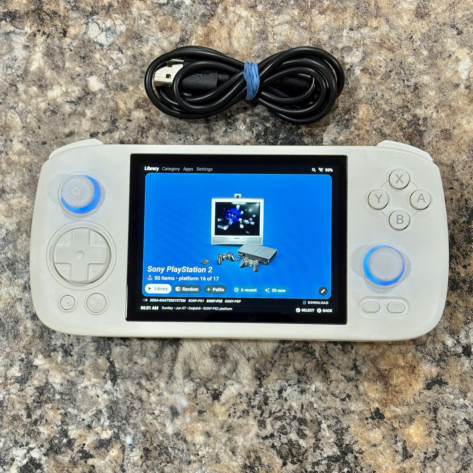 Anbernic RG406H Gaming Handheld, 128GB + 256GB Card, Custom Ready To Play