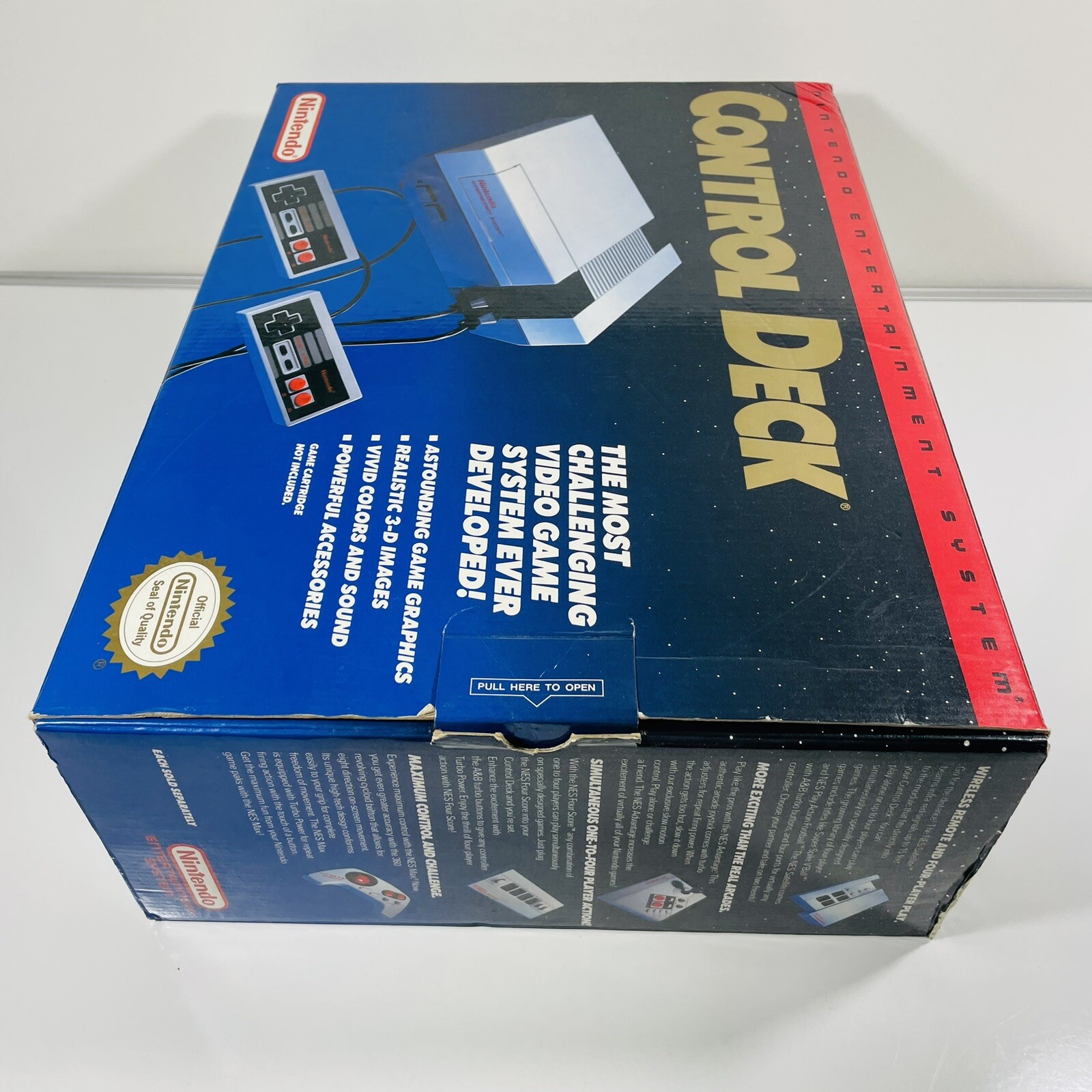NES Nintendo Control Deck Console Complete in Box CIB Working Clean & Restored