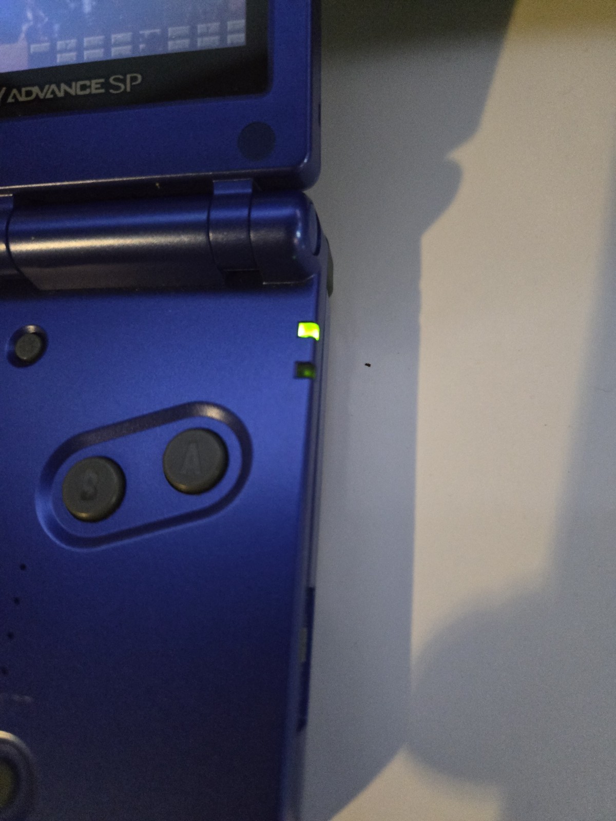 🎮Cobalt Blue Nintendo Game Boy Advance SP AGS-001 Video Gaming Handheld TESTED