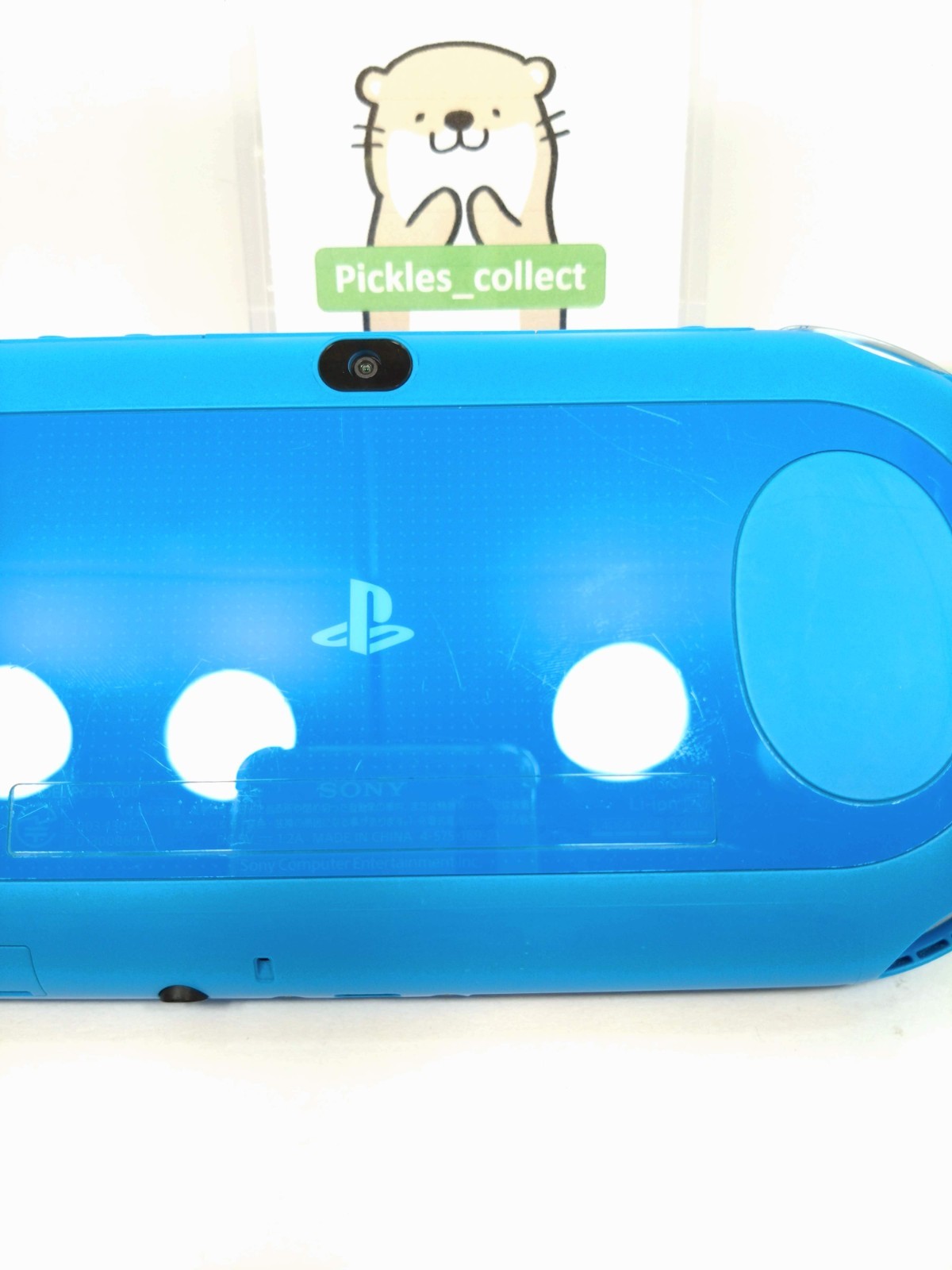 Sony PS Vita Aqua Blue PCH-2000 ZA23 Console only Wi-Fi PSV Slim Tested 0528K