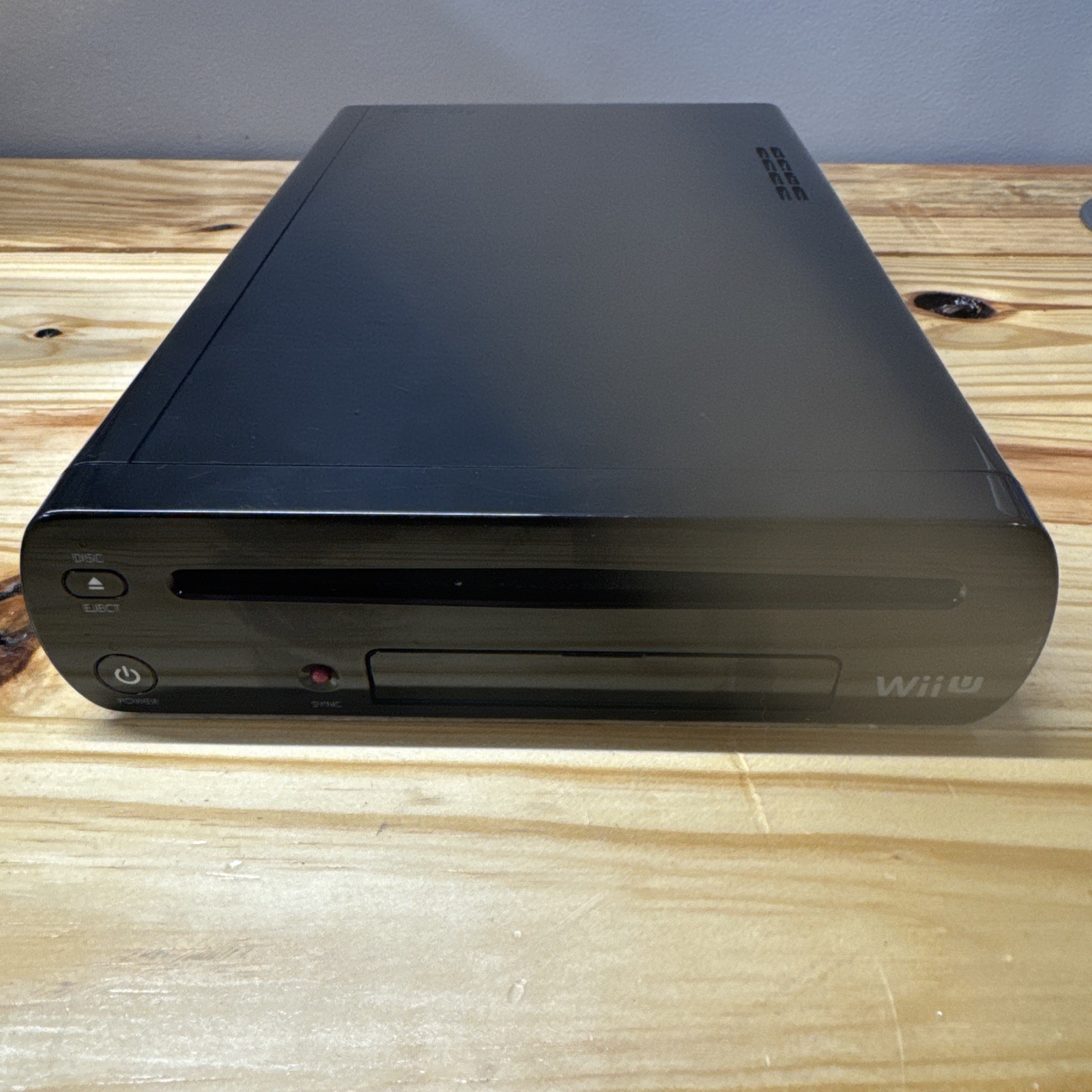 Nintendo Wii U Deluxe 32GB Black Console Only | Fair Condition | Powers On