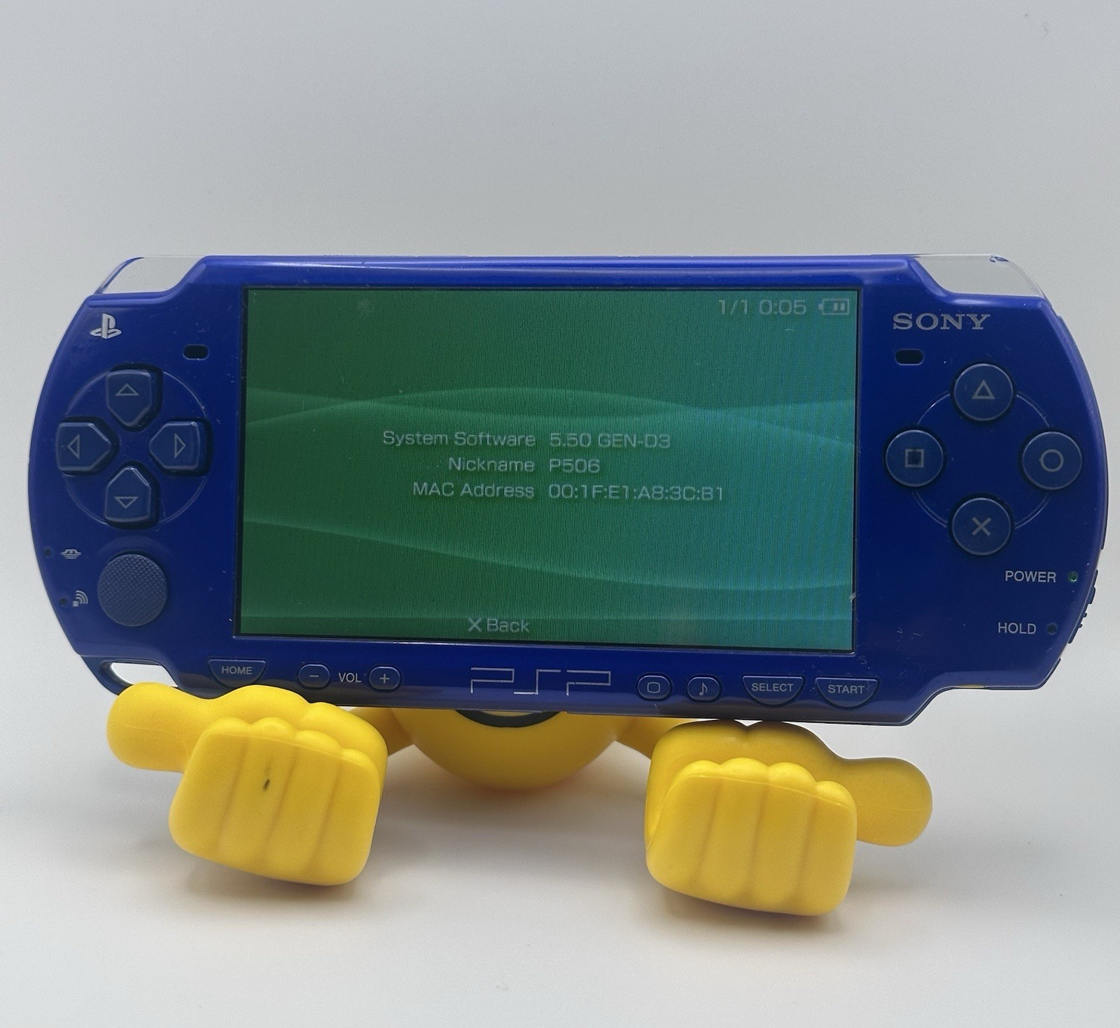 Sony PSP 2000 Blue Console TESTED + WORKING! no battery no charging cable incl.