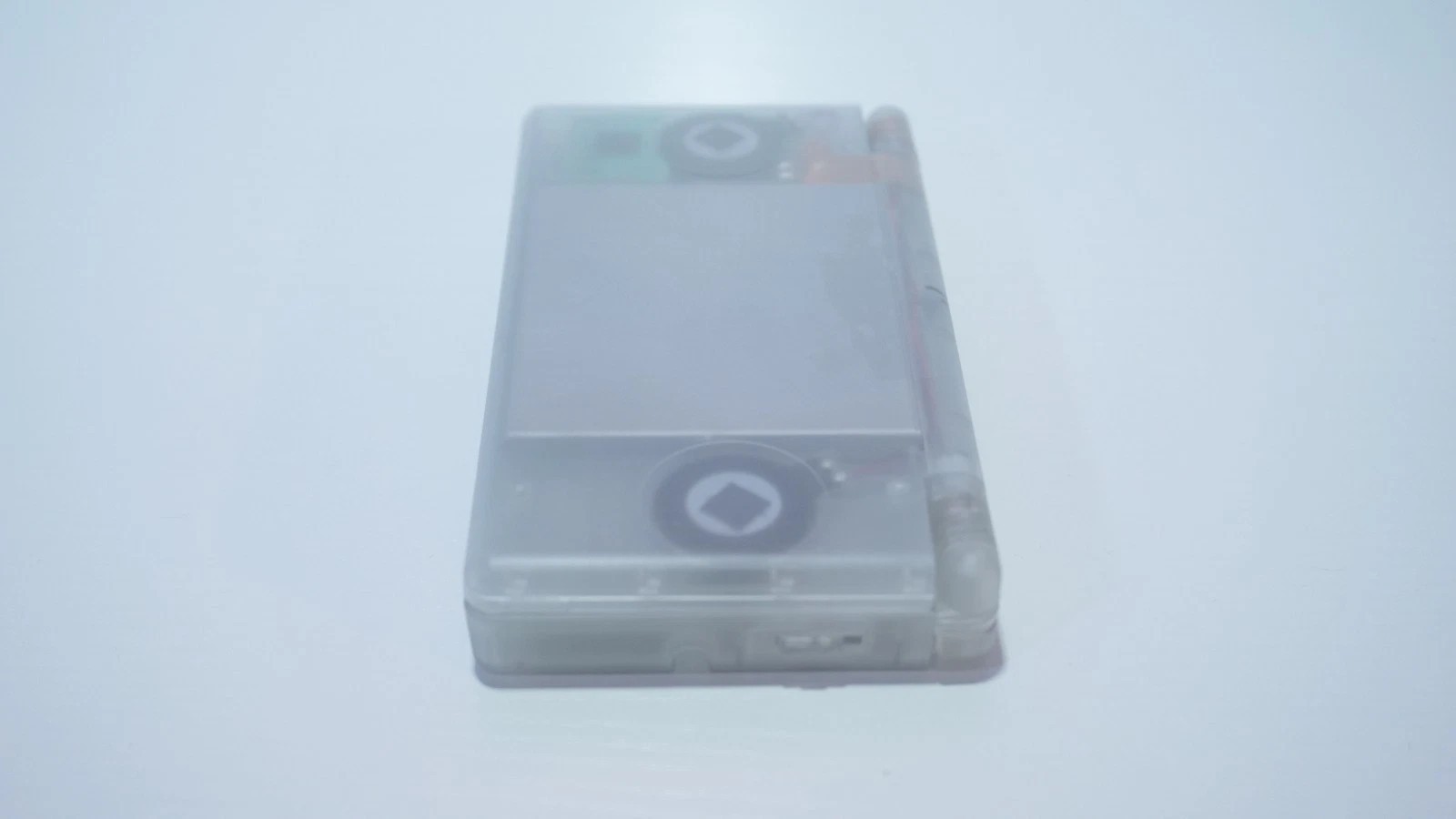 Nintendo DS Lite Transparent Clear Glow in the Dark System with Charger & Stylus