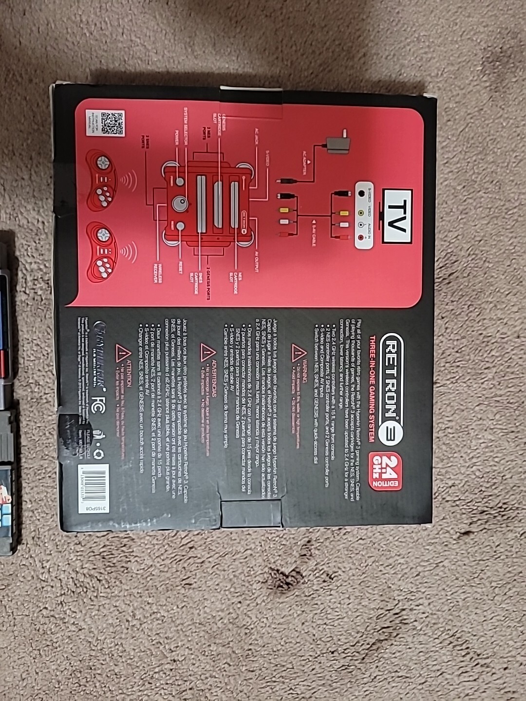 Hyperkin RetroN 3 HD 3-in-1 Retro Gaming Console – Red