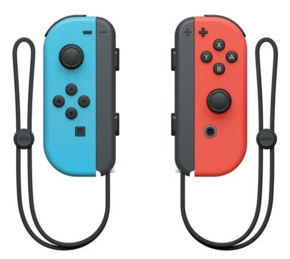 Nintendo Switch Mario Kart 8 Deluxe Bundle Neon Blue & Neon Red Joy-Con Game Dow