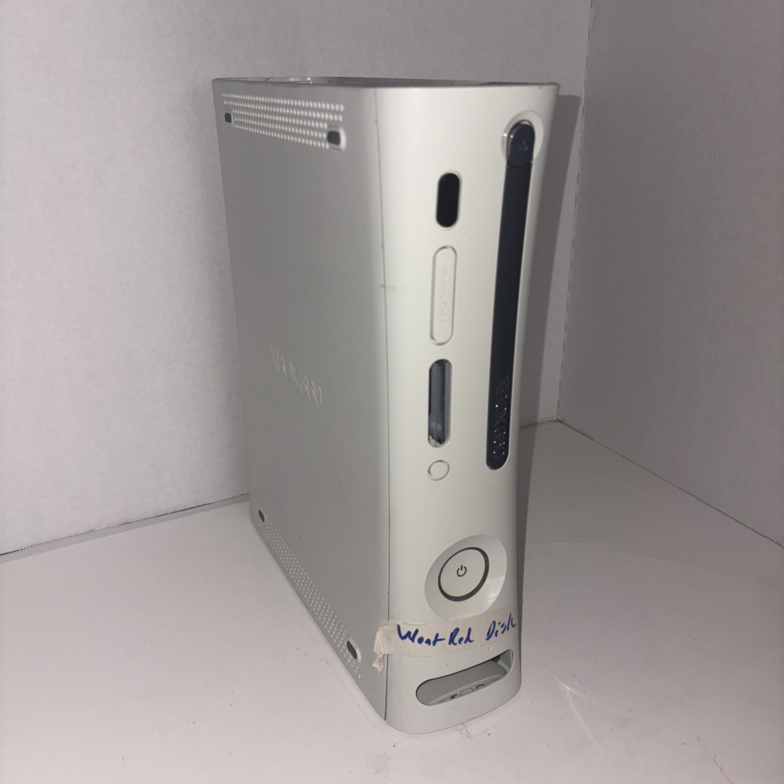 Xbox 360 White Untested or for Parts & Repair Only No Cords No Controller No HDD