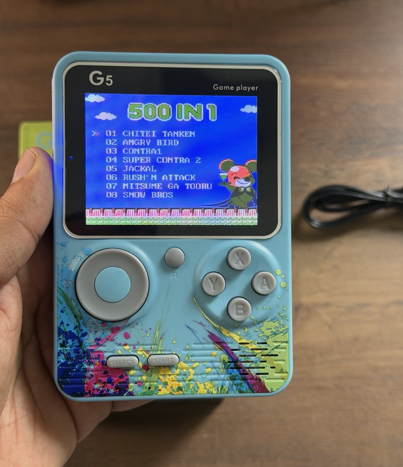 G5 Handheld Game Box Game Player 3″ Screen – TV Connect Capable – Open Box