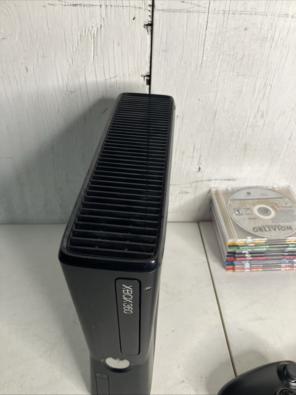 Xbox 360 S Slim Bundle 1439 Console 250GB 15 Games Oblivion Fallout 3 Dead UFC