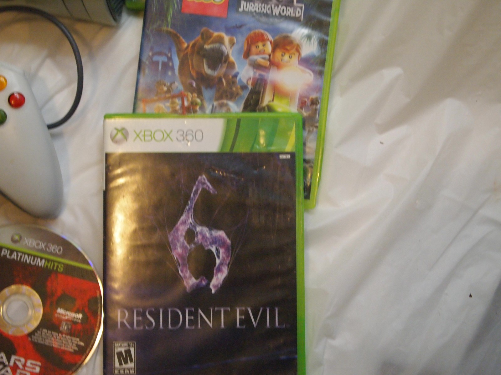 Xbox 360 120gb hdd Console, With 4 Game Lot