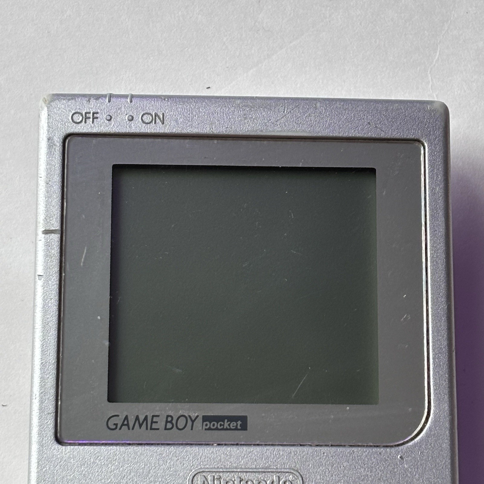Nintendo Game Boy Pocket Silver With Dr Mario Tested Works