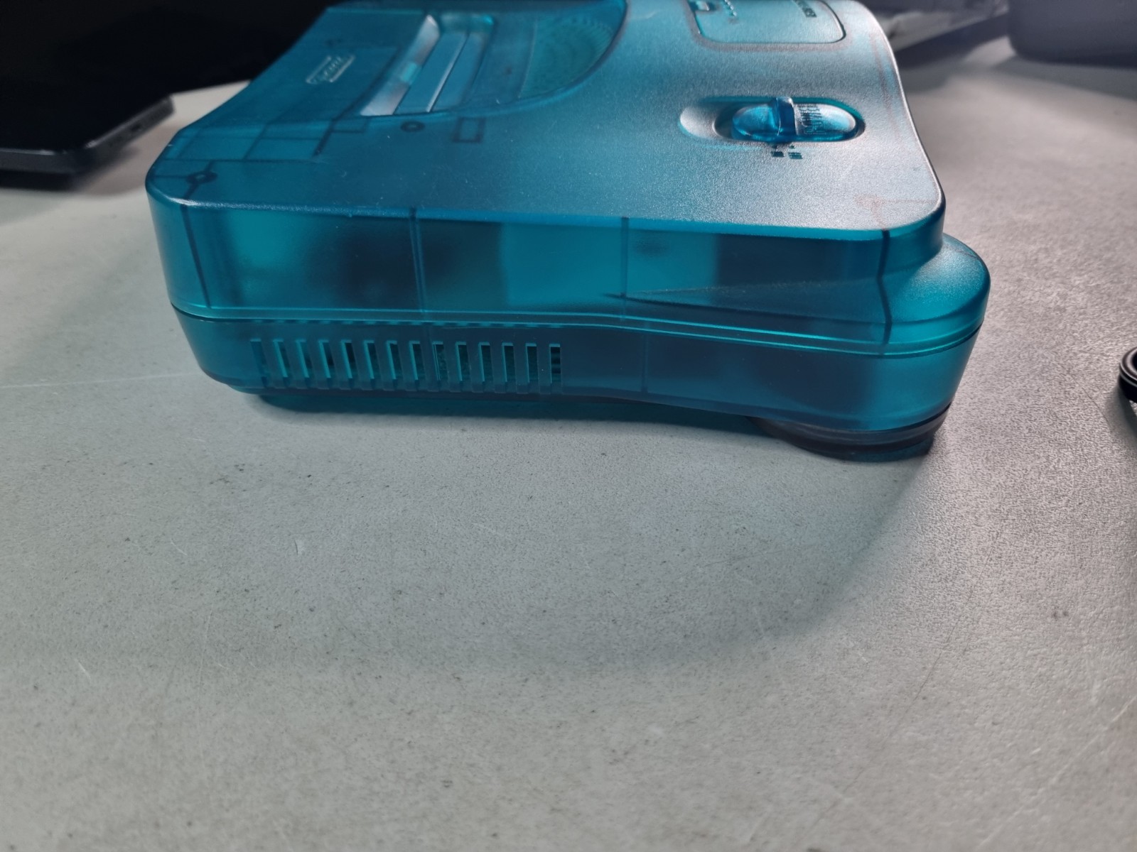 Nintendo 64 Funtastic Ice Blue N64 Console W/ Oem Cables & Controller TESTED