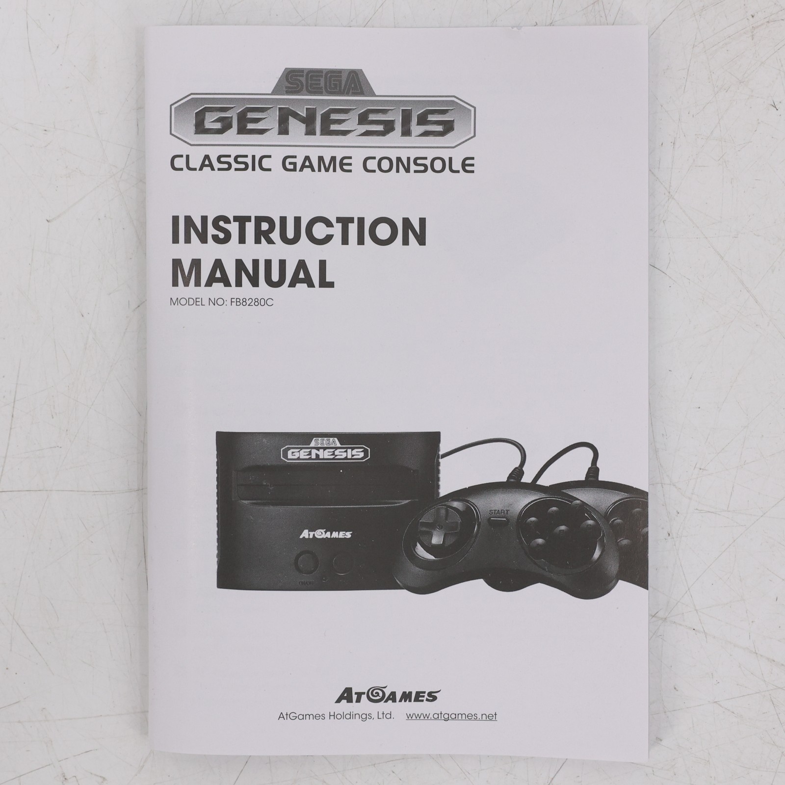 AtGames Sega Genesis Classic Game Console 81 Built-in Games Wired Controllers