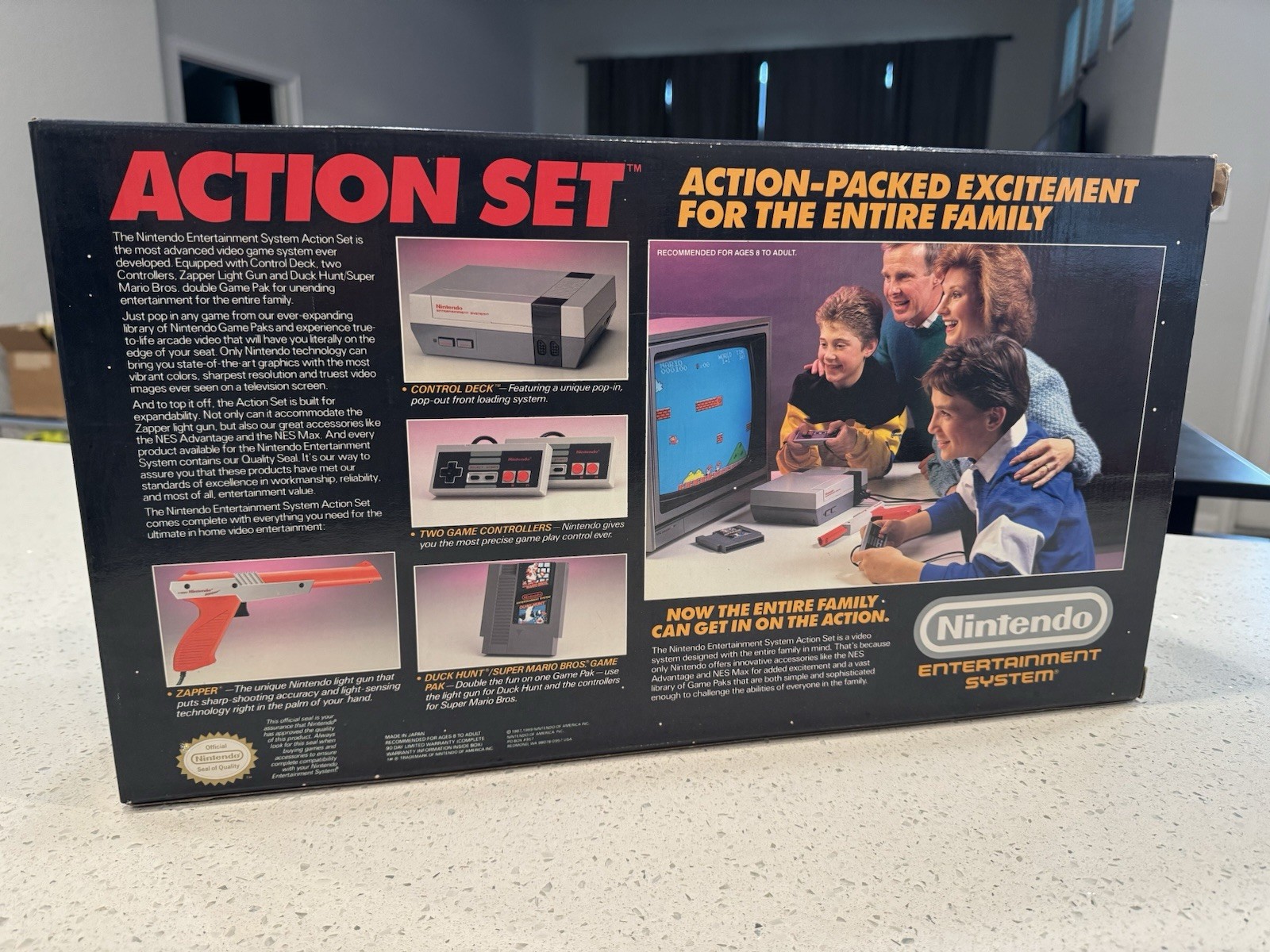 EXCELLENT CONDITION !!! Nintendo Entertainment System Action Set