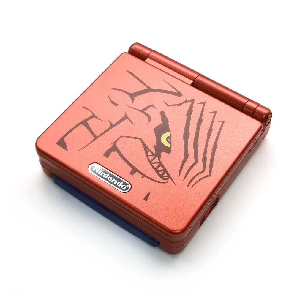 Game Boy Advance SP Red Console modify IPS V5 LCD Backlight Screen 720×480