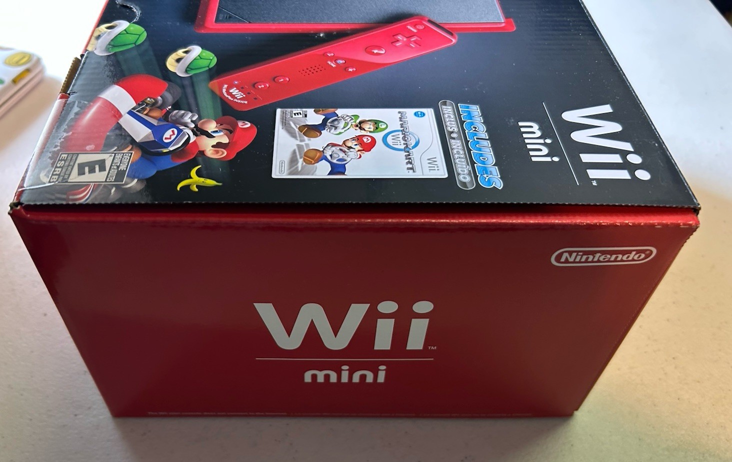 Nintendo Wii Mini Black Red Console Mario Kart Bundle Factory SEALED BRAND NEW