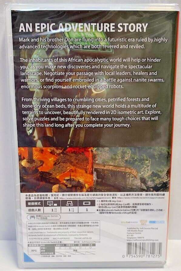 Beautiful Desolation Switch Brand New Sealed Game Special [2023 Adventure]