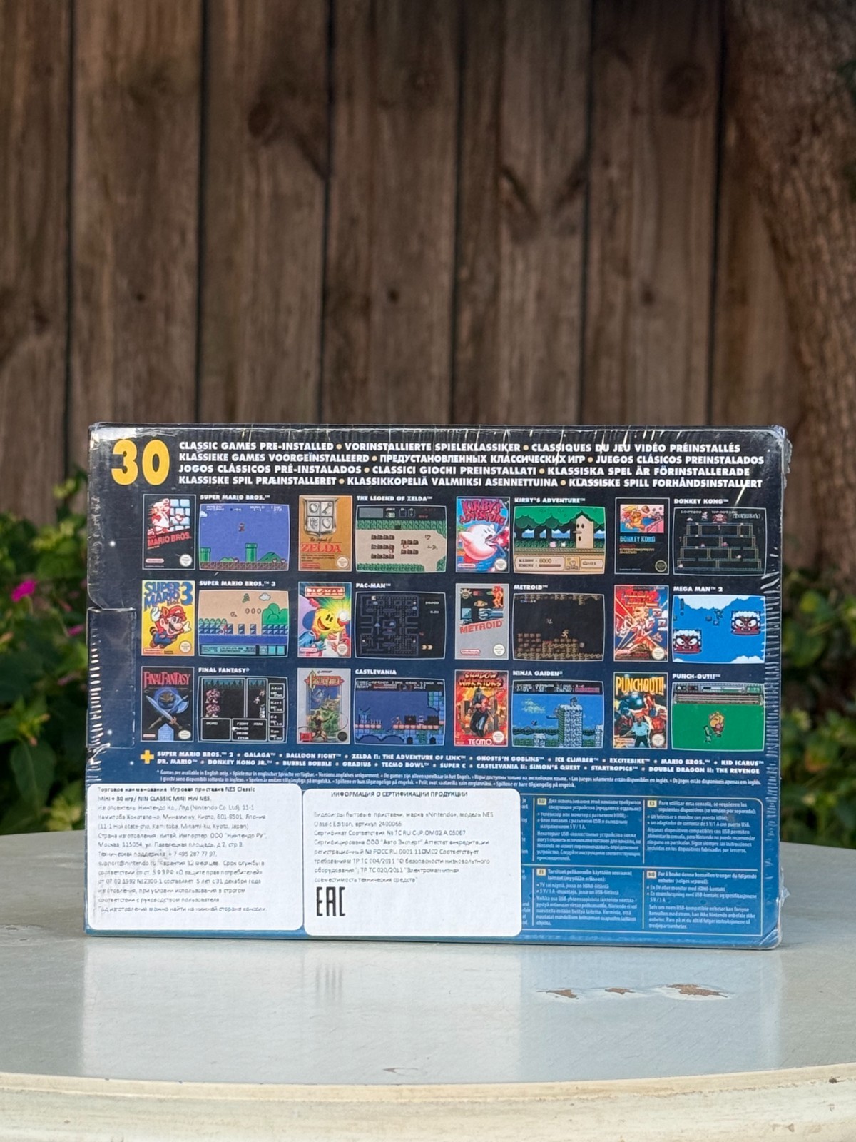 Nintendo NES Classic Mini Console – 30 Built-in Games – Brand New Sealed (EU)