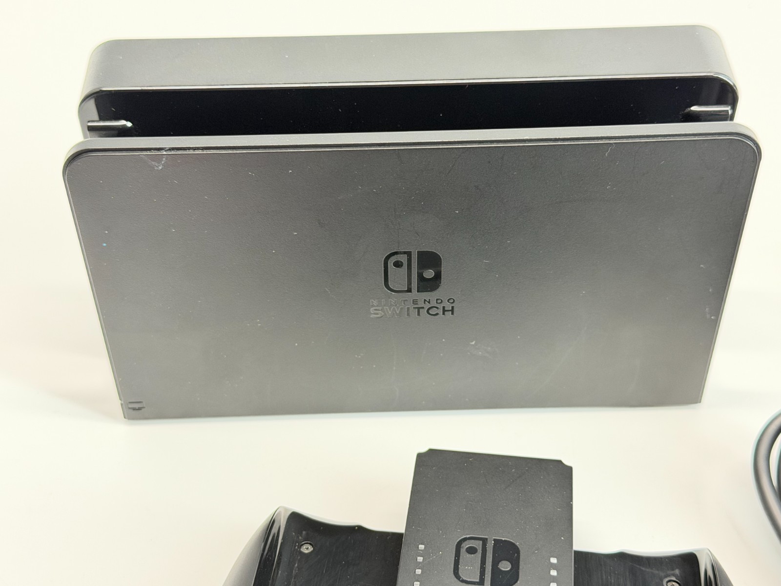 Nintendo Switch OLED System Bundle w/Neon Blue & Red Joy-Cons Tested