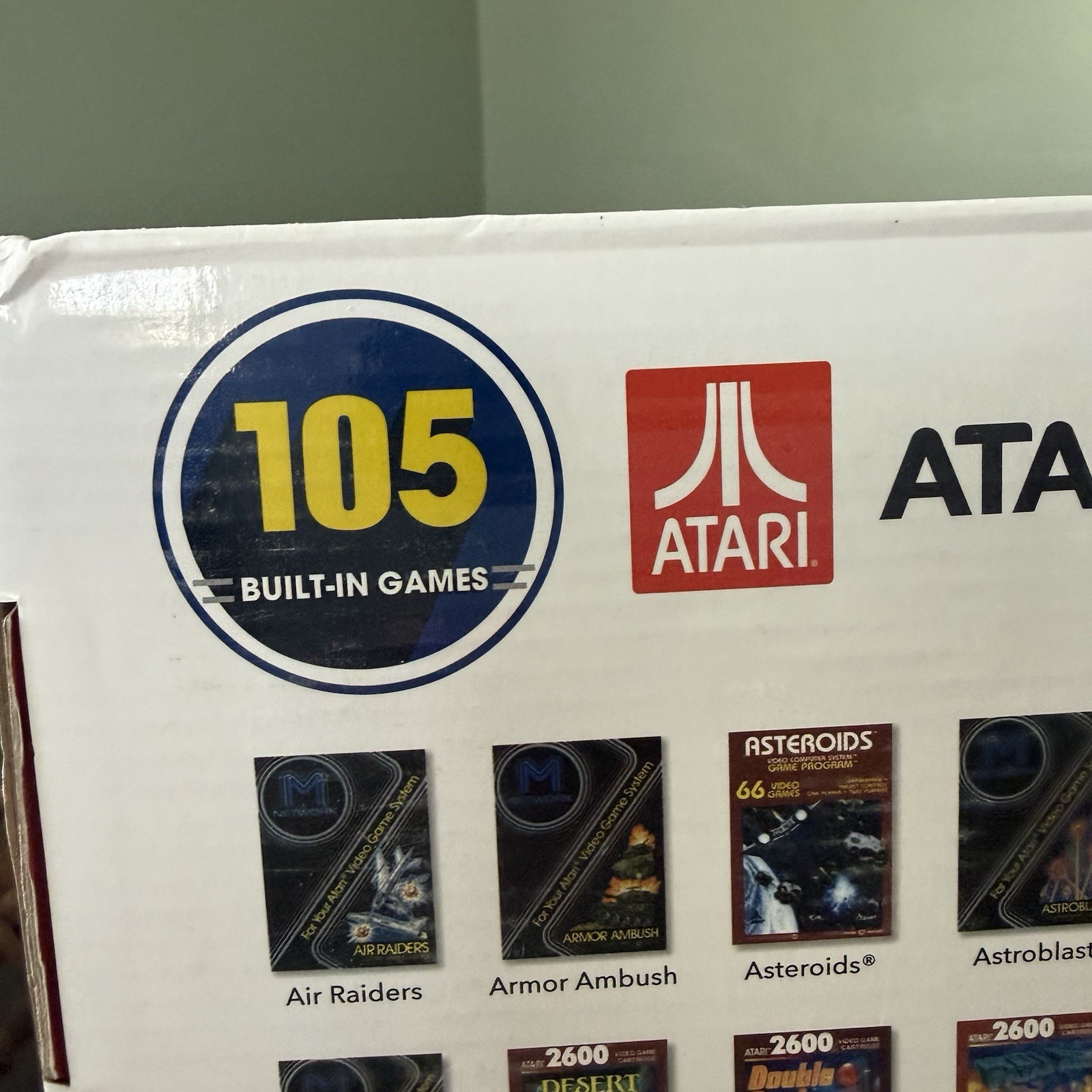 ATGAMES Atari Flashback 8 Black Console 105 Built in Games. Original Box