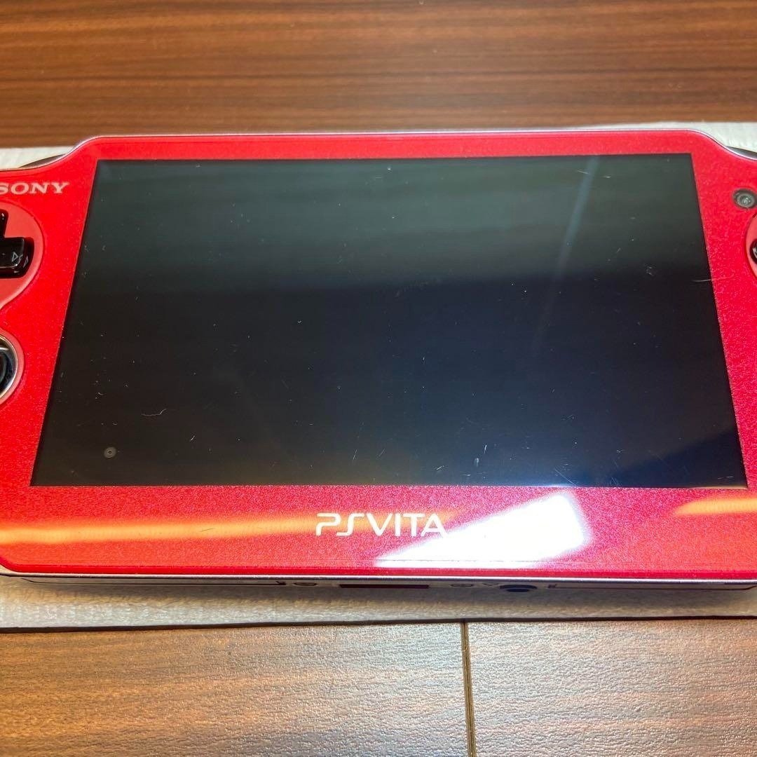 PSVita 1000 Cosmic Red Console 3686 From Japan