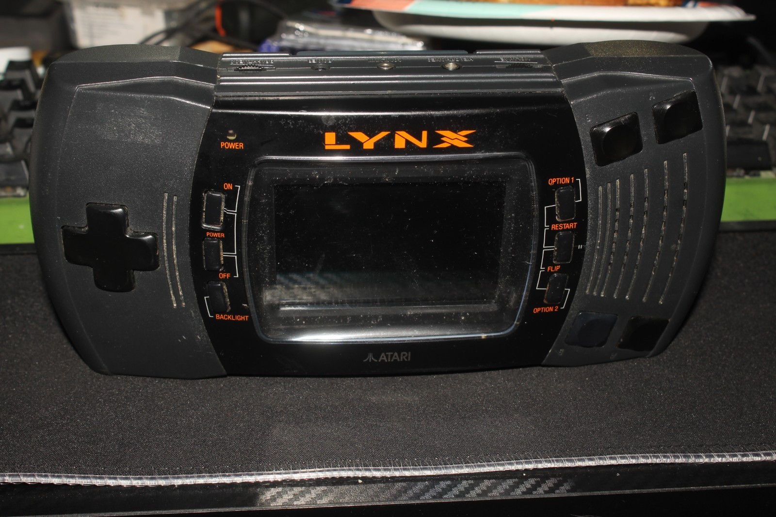 Atari Lynx II 2 Console System For Parts or Repair w/Battery Cover