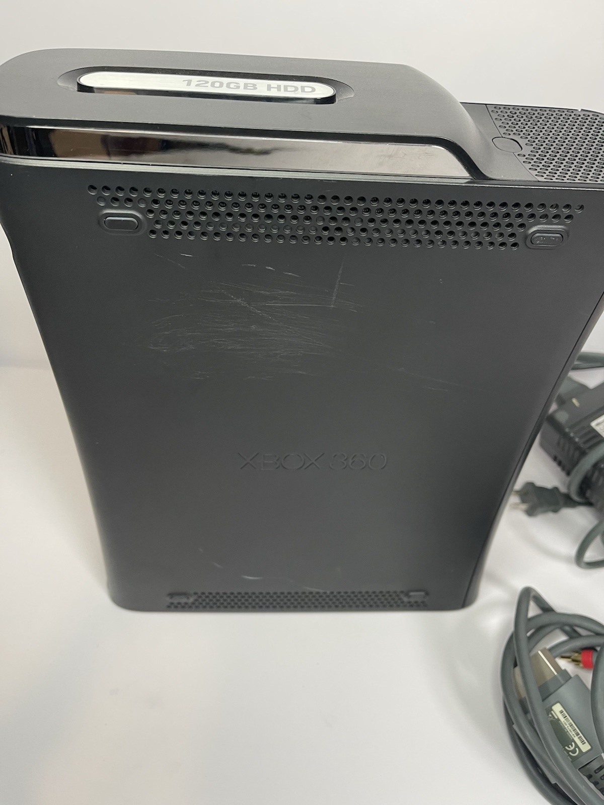Microsoft Xbox 360 Elite 120GB Console W/ Cords Fully Tested Works