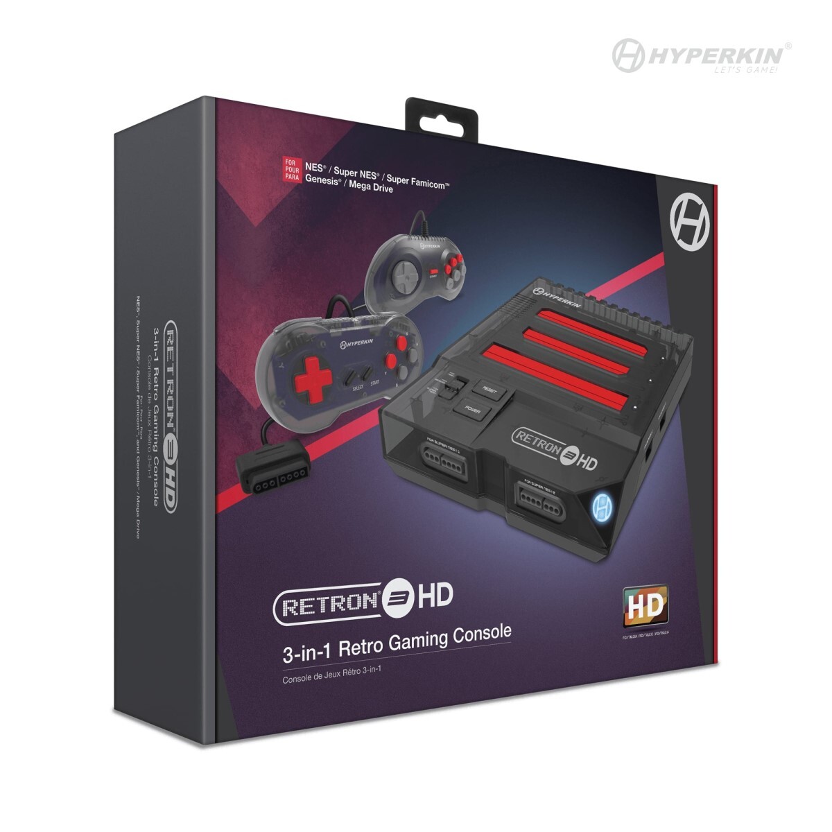 Retron 3 HD 3-In-1 Gaming Console Compatible with NES Super Famicom (FVS031966)