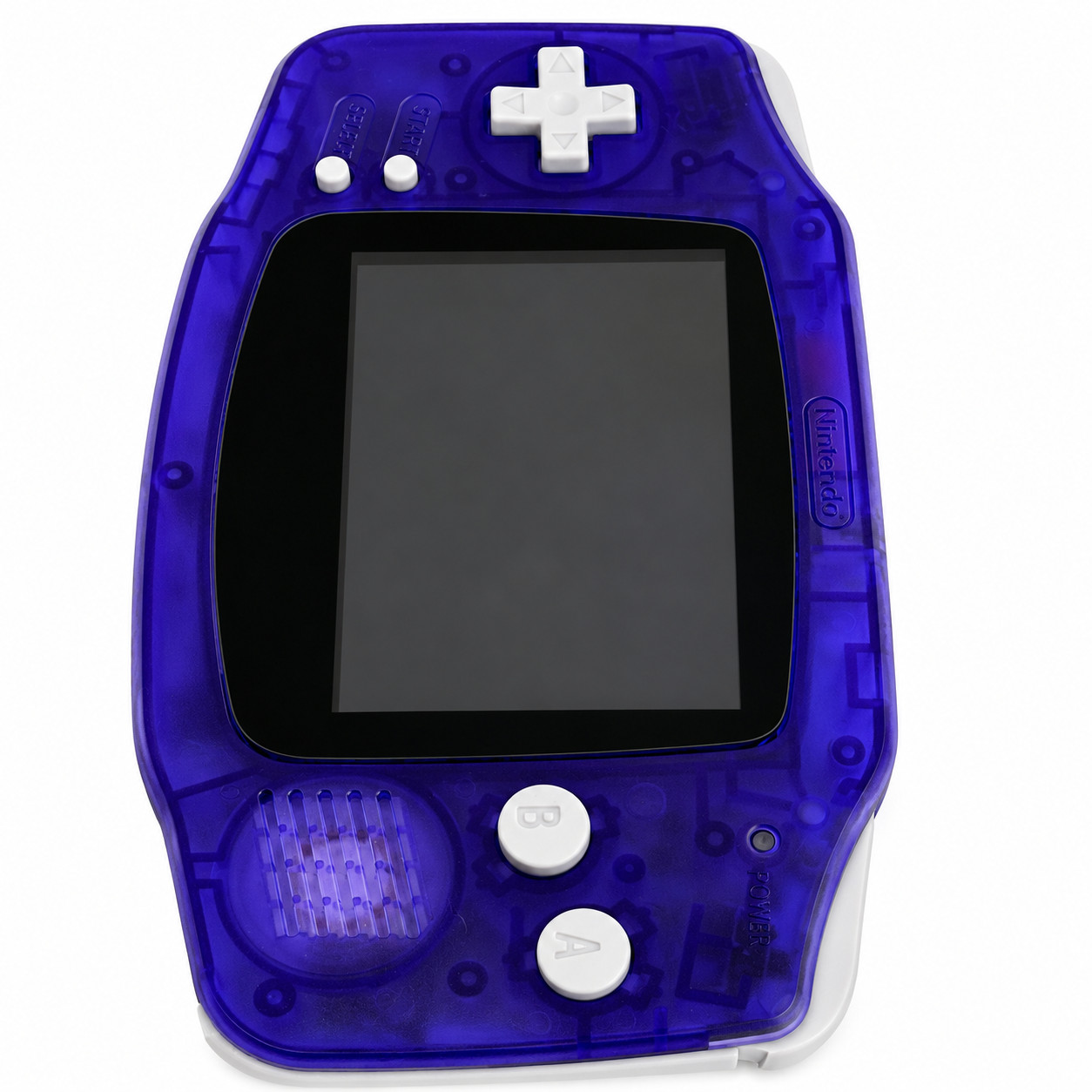 Nintendo Game Boy Advance GBA IPS Backlit Clear Purple Excellent GBA IPS
