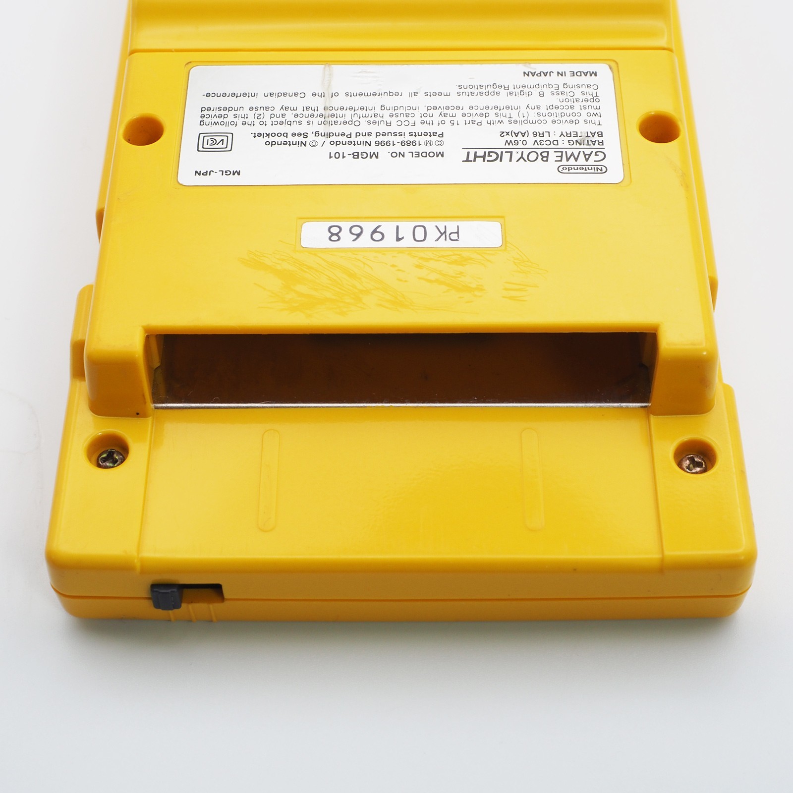 100% OEM Nintendo Game Boy Light Pokemon PIKACHU YELLOW console MGB-101 TESTED