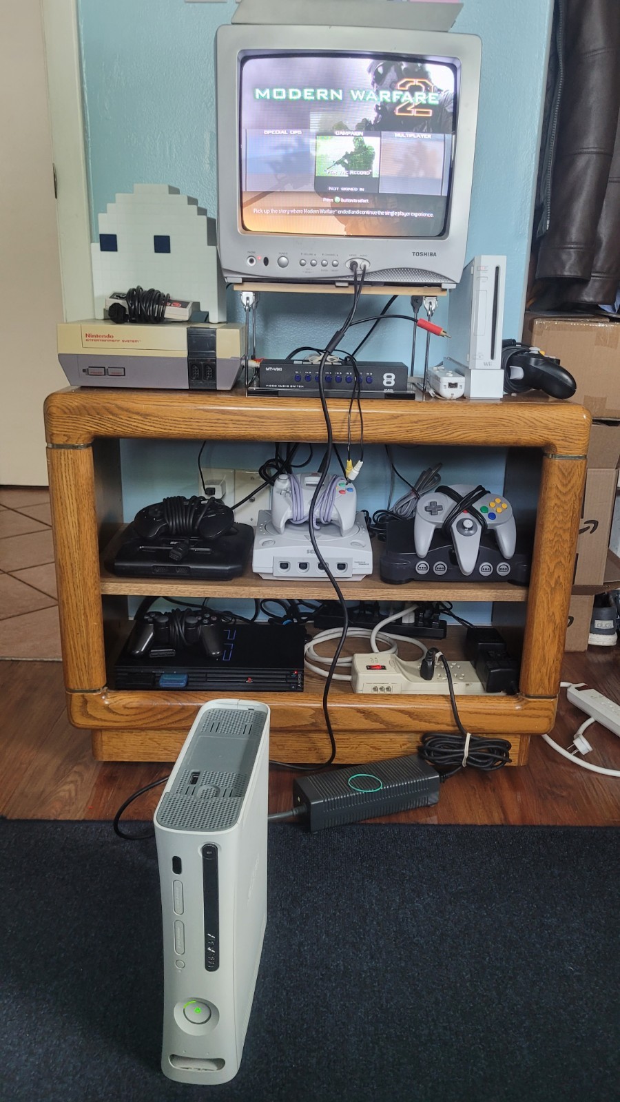 Microsoft Xbox 360 Pro System + OEM Power Supply [TESTED, READ DESCRIPTION]