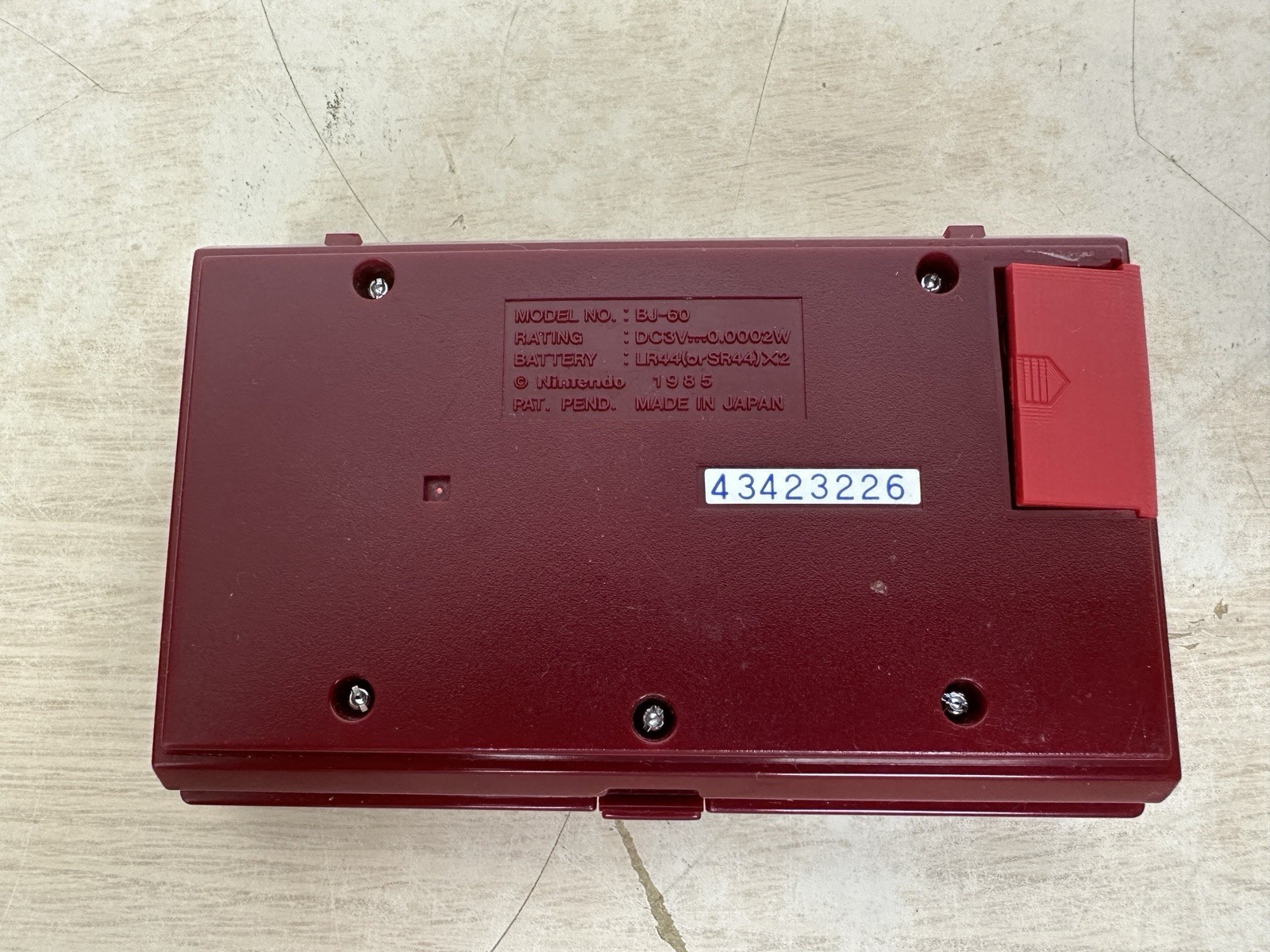 1985 NINTENDO GAME & WATCH BlackJack Multi Screen Handheld BJ-60 – WORKS! READ!