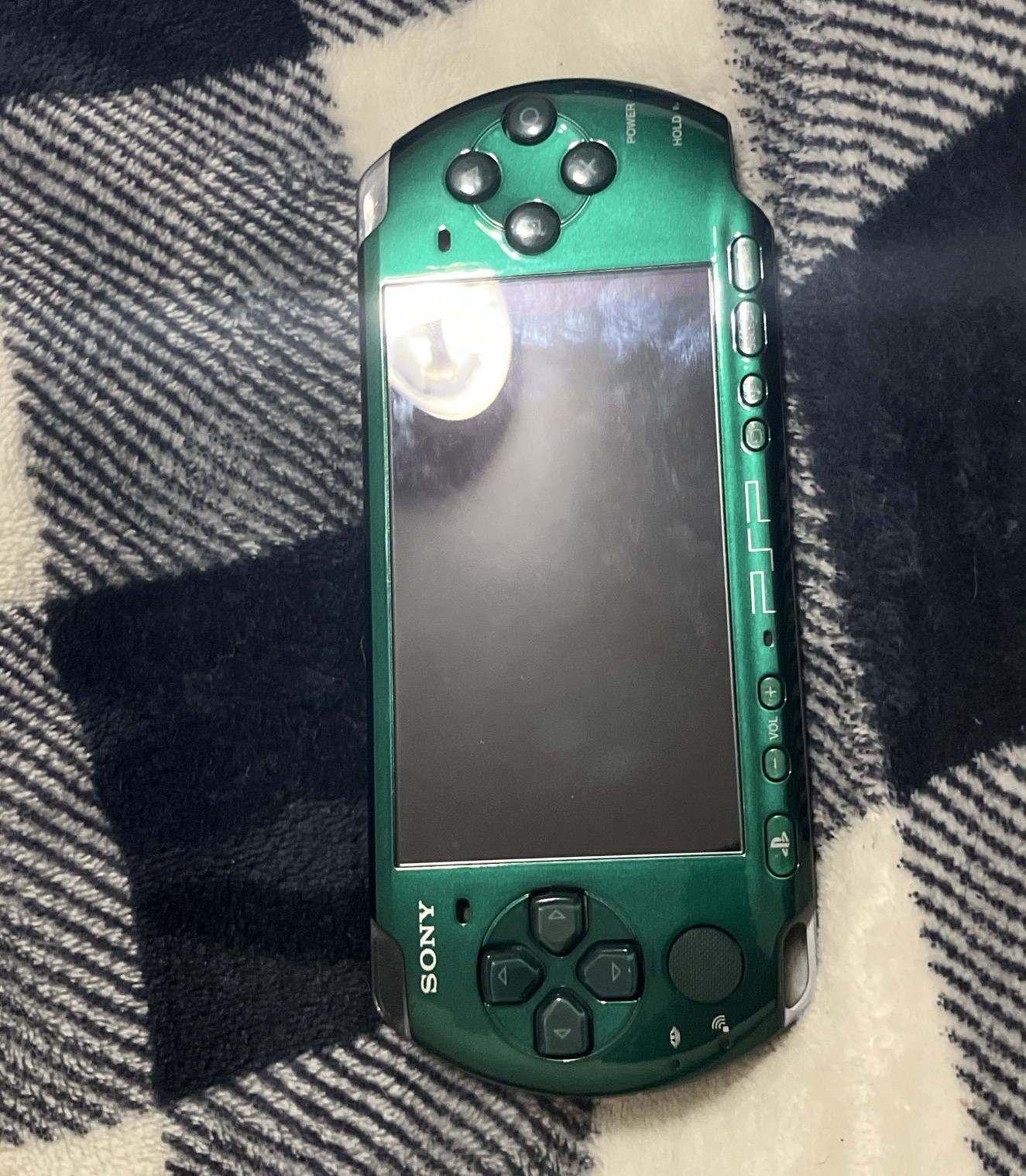 Sony PSP-1000 Green Handheld System (Tested, Read Discription)