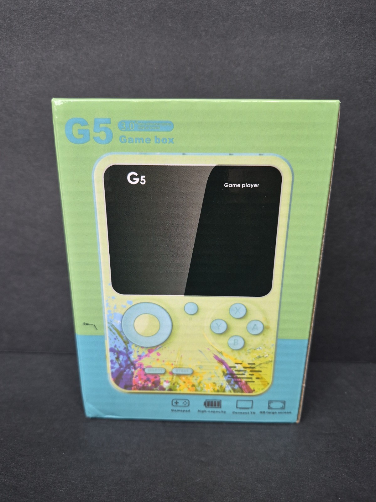 G5 Handheld Retro Game Console | 500 Built-In Games | 3” Screen | New in Box