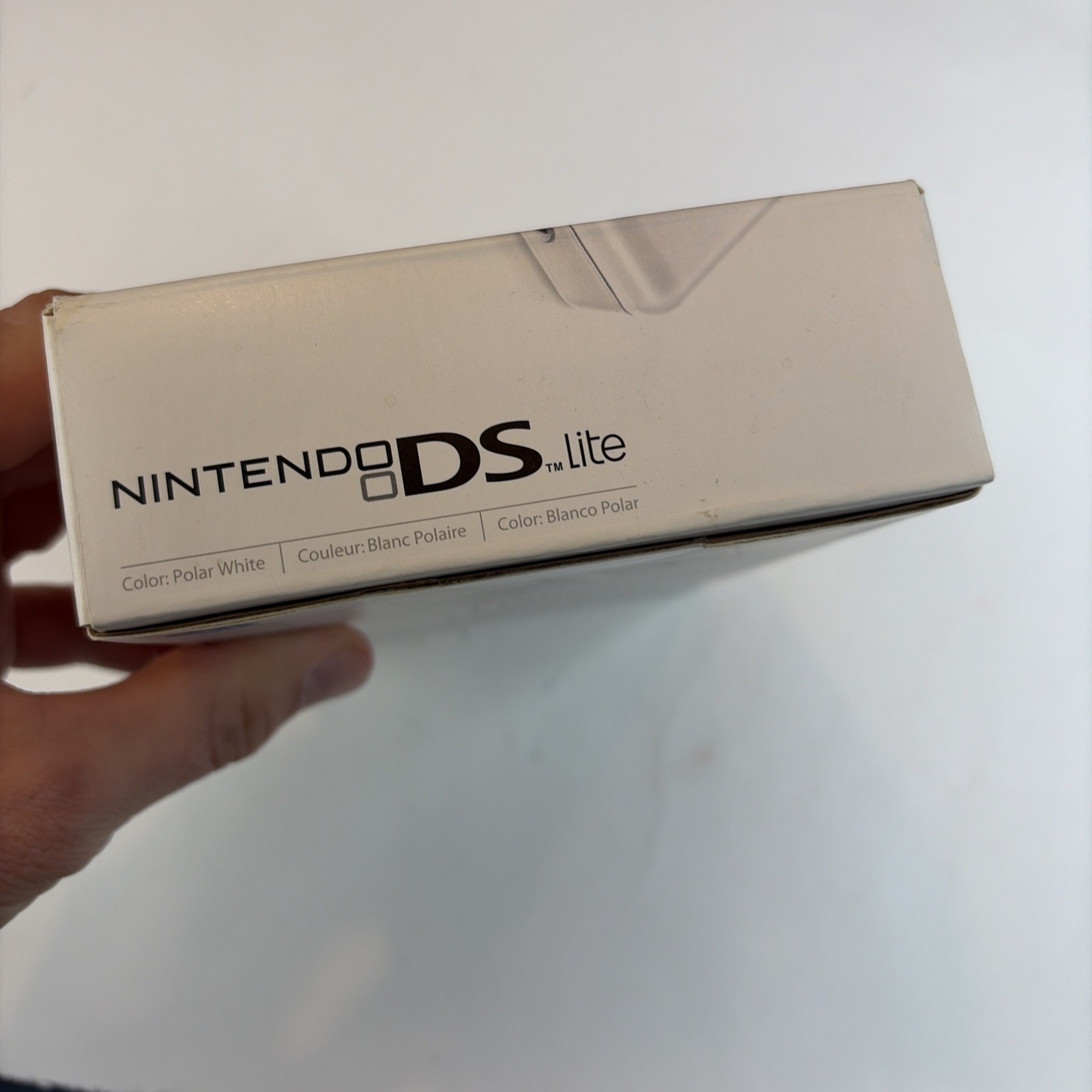 Nintendo DS Lite Polar White Handheld System Complete In Box Tested CIB