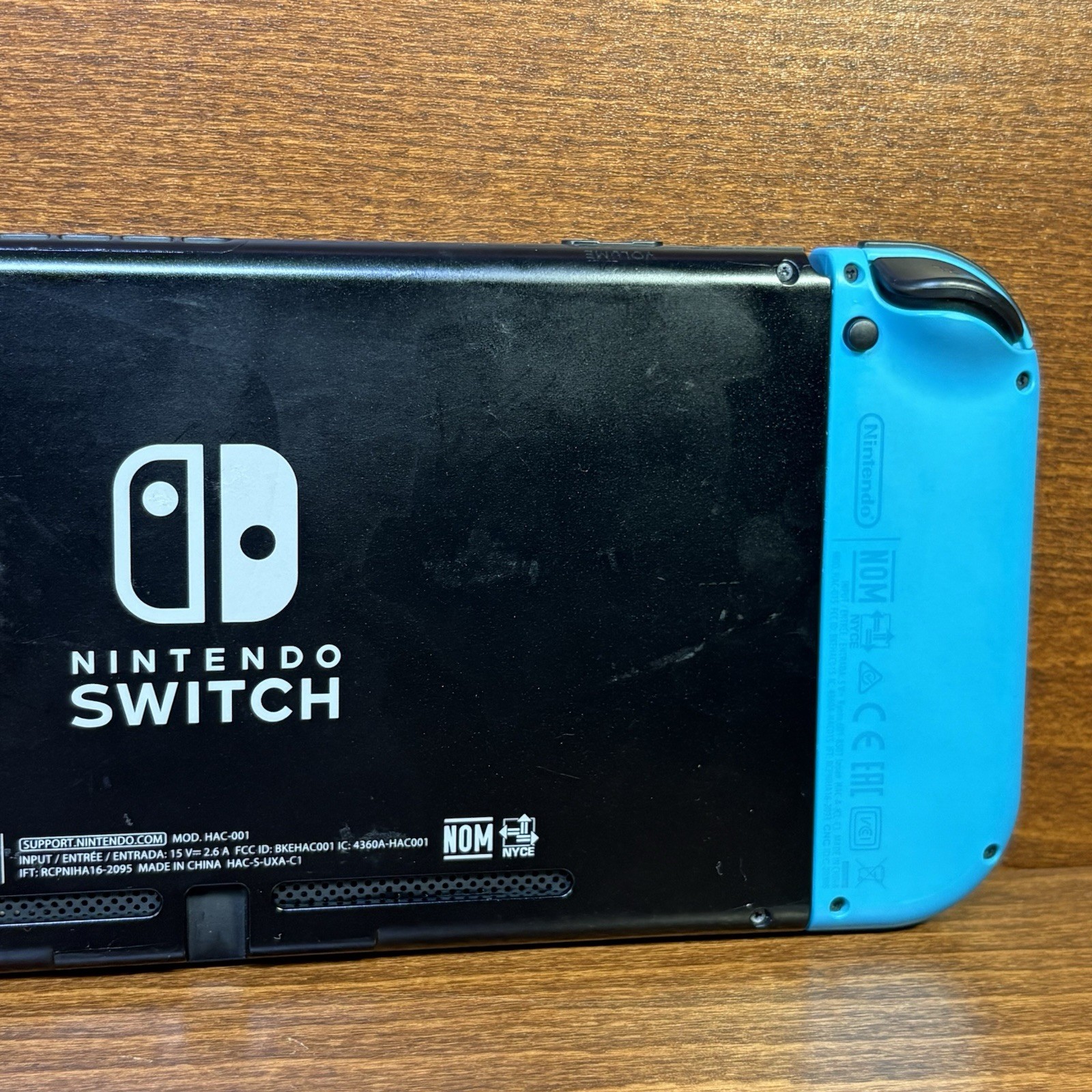 Nintendo Switch with Neon Blue & Neon Red Joy-Con | Works Perfectly | HAC-001