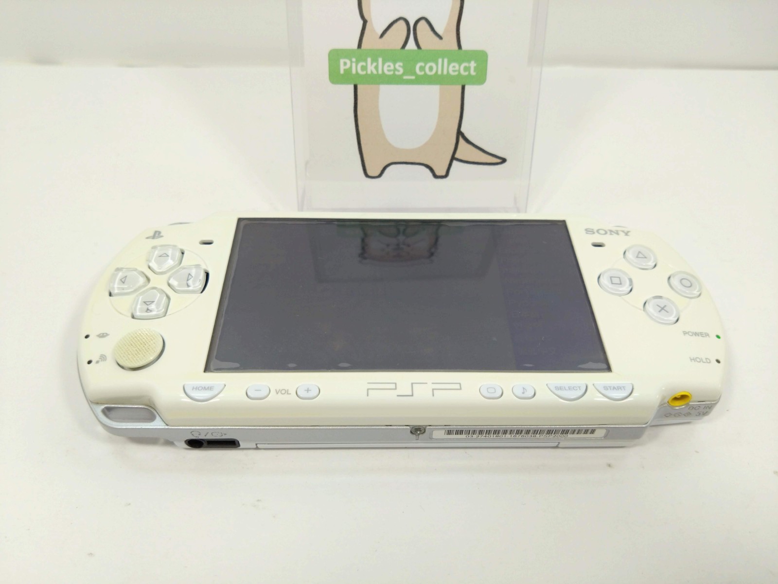 PSP 2000 White Console System Console only Tested No battery Region Free 0518D