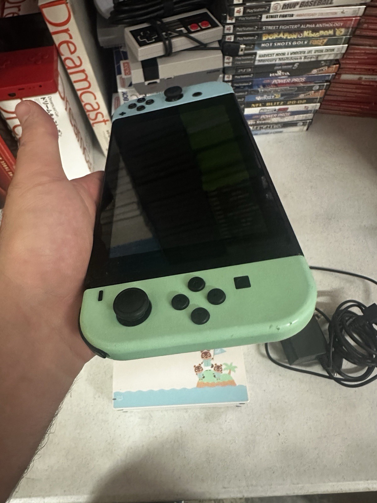 Nintendo Switch v2 Console Gaming System HAC-001(-01) Animal Crossing Edition